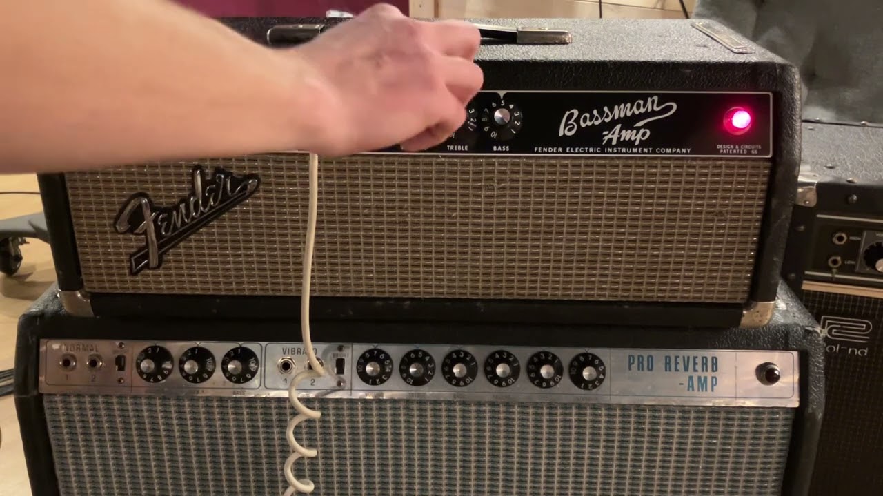 Fender Bassman 1966 sound check