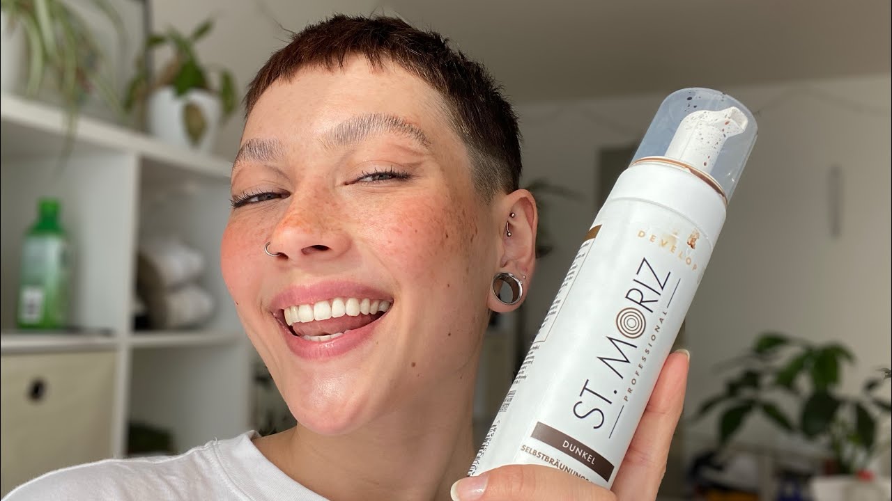 fake tan freckles tutorial