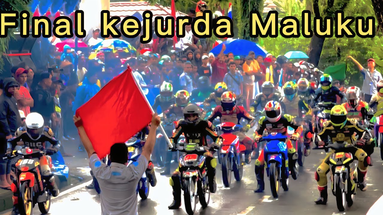 ROAD RACE KELAS BEBEK 125CC STD LOCAL, sirkuit mandala Karpan, Ambon 2023