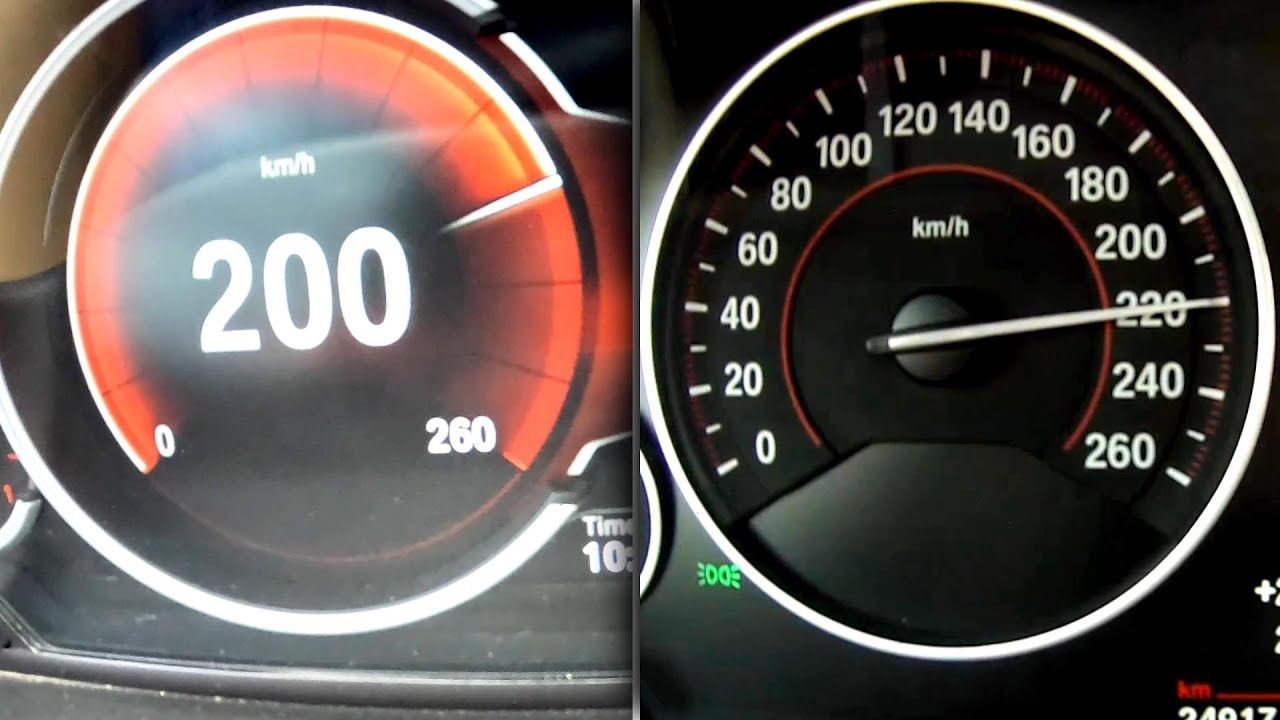 2014 BMW 520i F10 vs 2016 BMW 320i ED F30 | Acceleration & Top Speed Comparison
