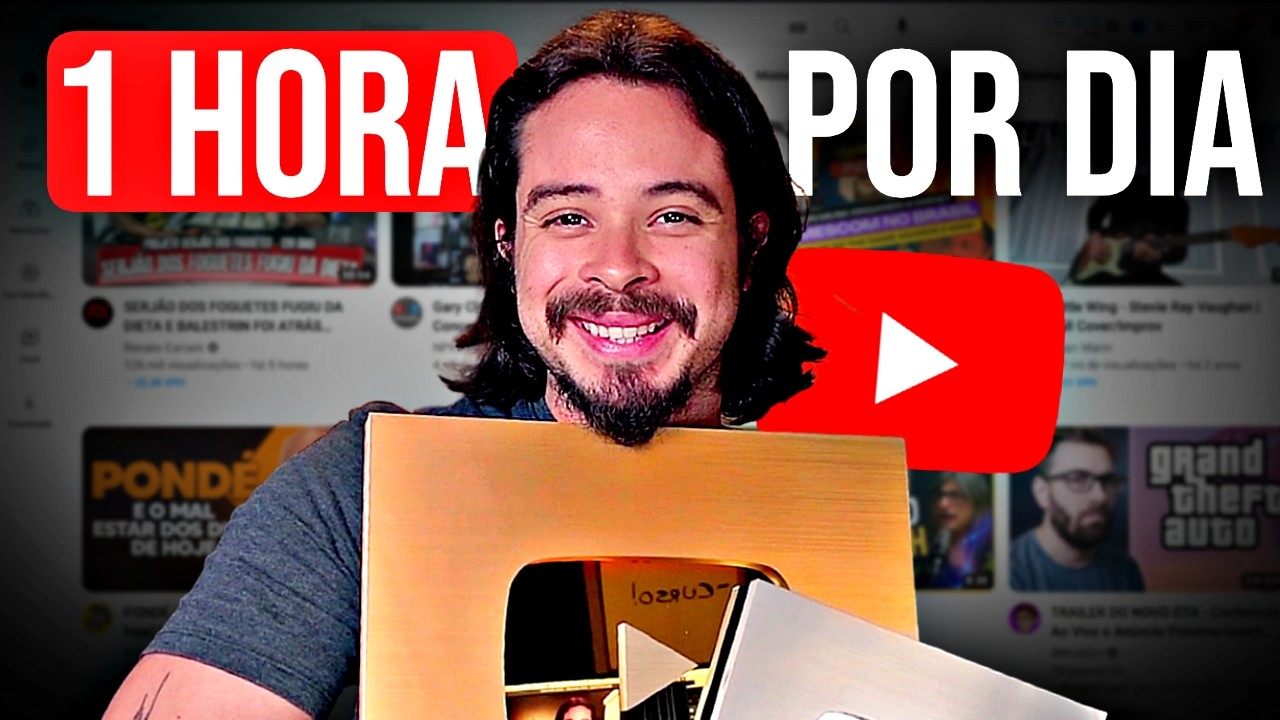 Se você tem só 1 hora por dia, faça isso p/ crescer no YouTube