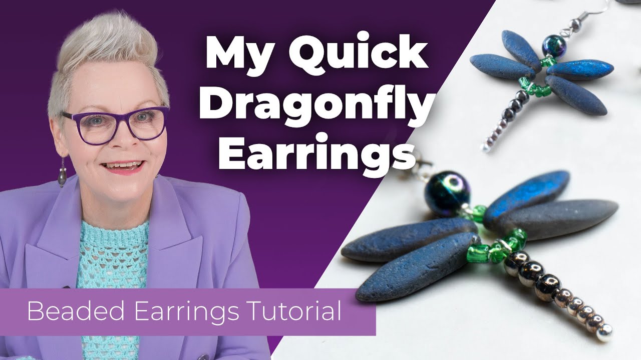 Create Your Own Stunning Dragonfly Earrings in Minutes