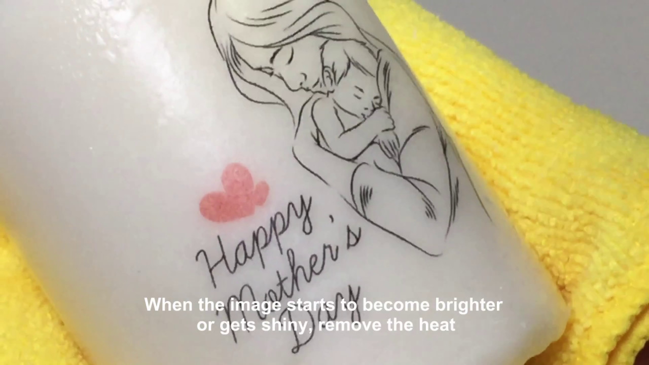 Photo Transfer on Candles