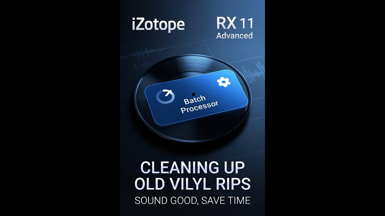 Batch processor de Izotope RX11
