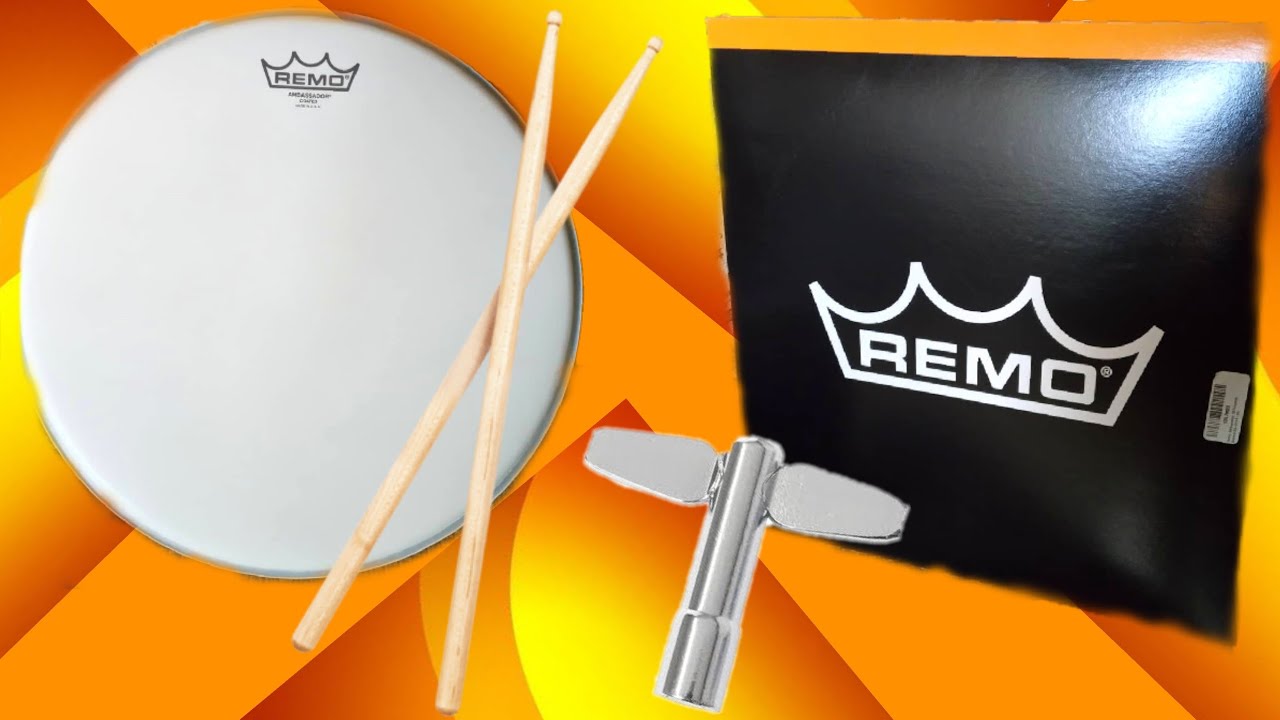 unboxing y review parche remo ambassador coated 