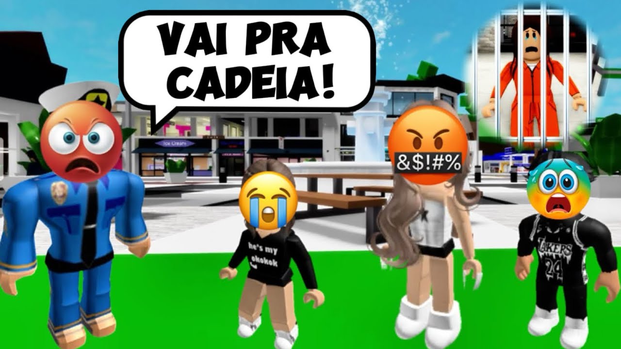 A menina debochada que odiava a menina pobre e fez ela ir para a cadeia - História Roblox