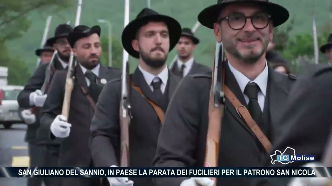San Giuliano del Sannio, in paese la parata dei fucilieri per il patrono San Nicola