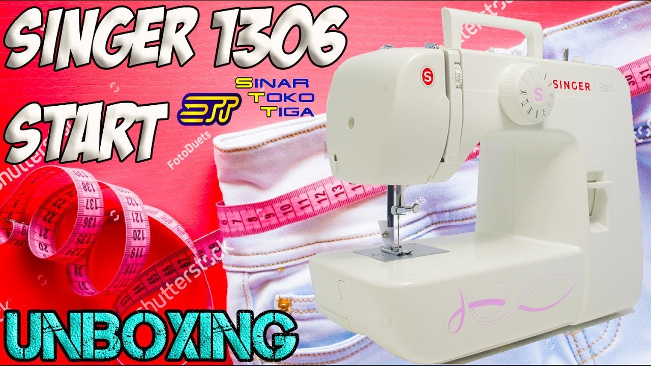 [REVIEW] TUTORIAL SINGER 1306 MESIN JAHIT PORTABLE PEMULA | SINAR TOKO TIGA