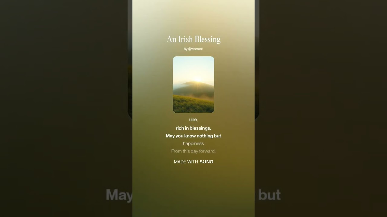 An Irish Blessing