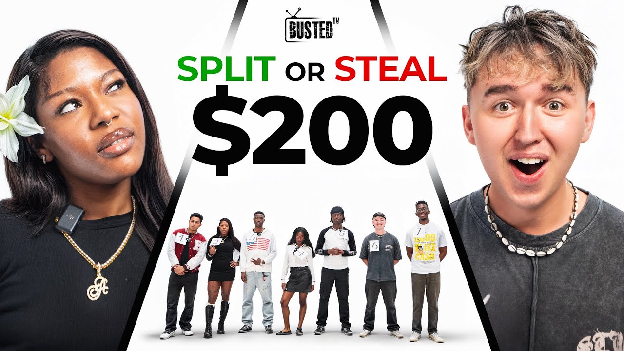 Would You Split or Steal $200? | 7 Strangers in a Social Experiment Game Show