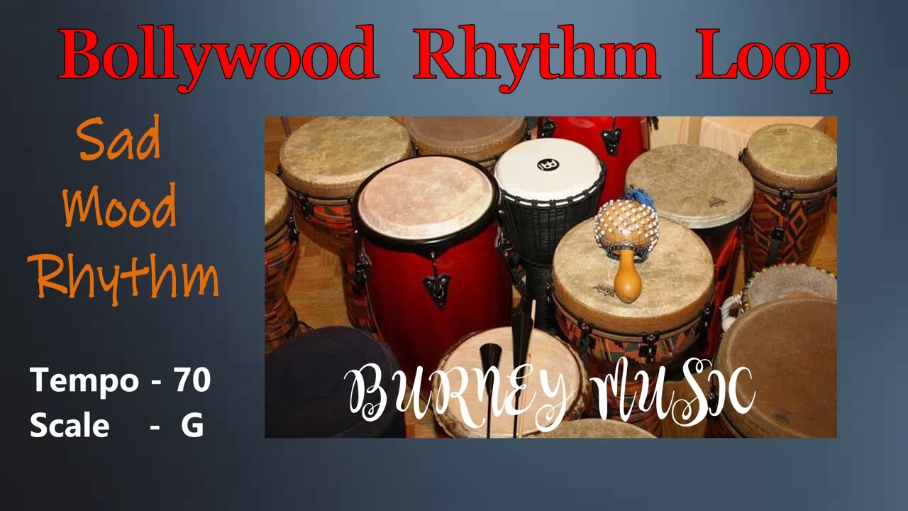 Dholak Tabla Sad Rhythm Loop | slow kaherwa taal | #taal #rhythmloops #bollywood #karaoke