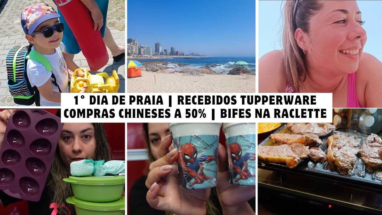 1° Dia de Praia || Recebidos Joaninhas TW || Compras Chineses a 50% || Bifes na Raclette