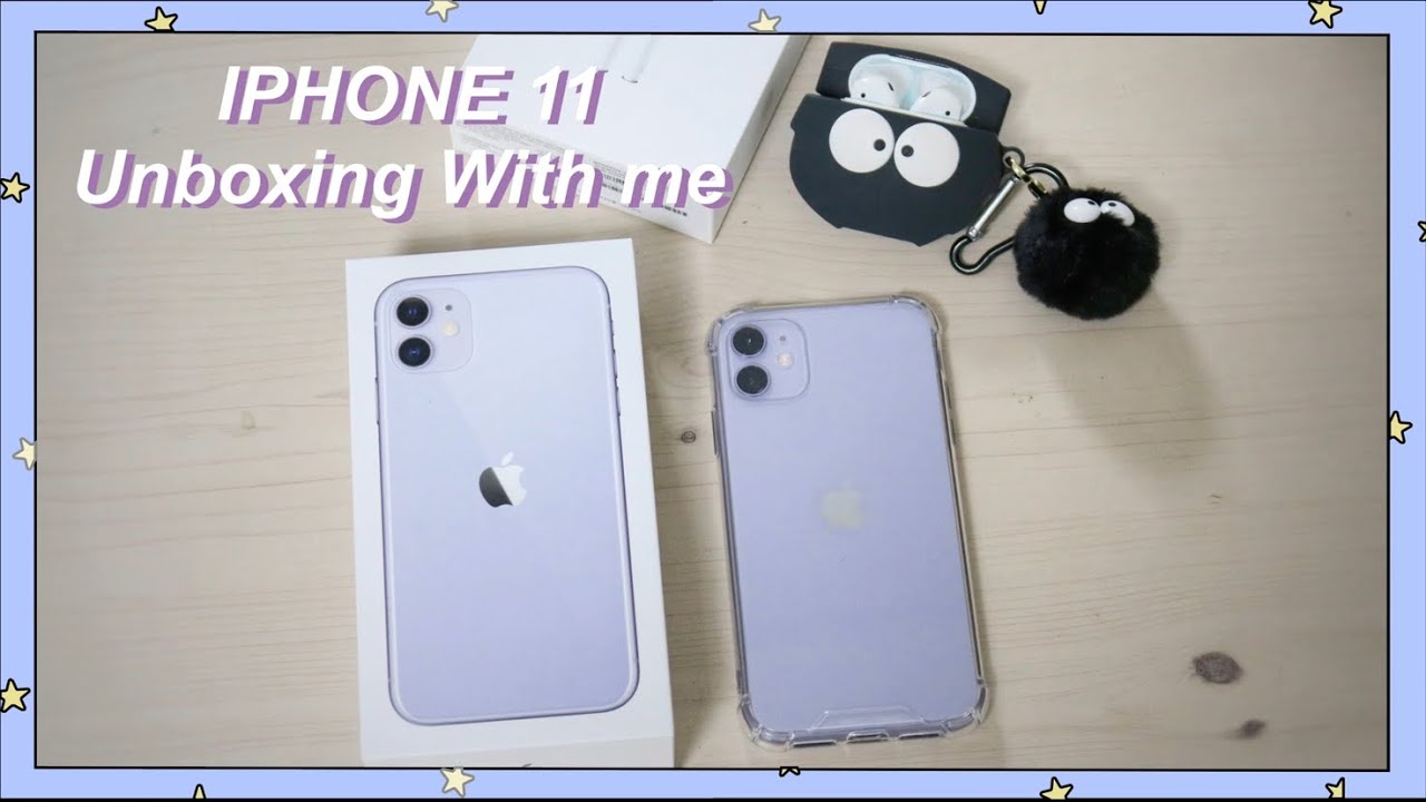 아이폰 11 퍼플 Unboxing 개봉기 💜 | IPHONE 11 PURPLE
