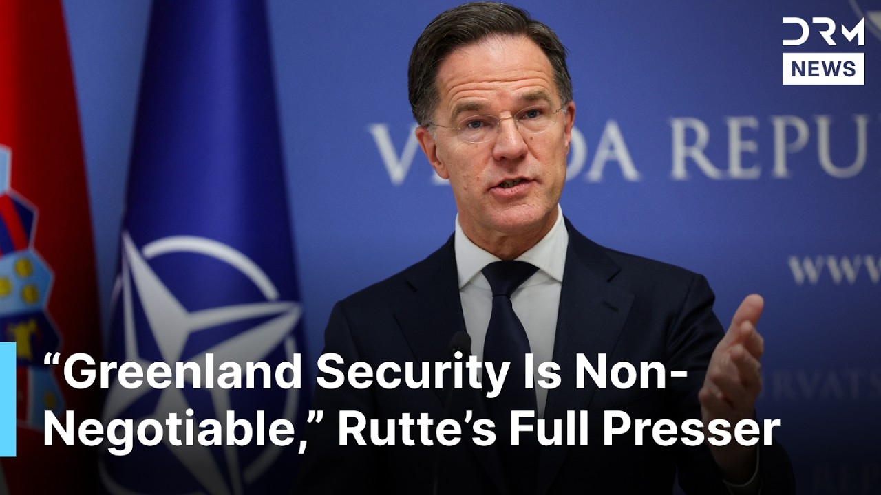 FULL PRESSER: NATO Chief Rutte on Trump, Greenland, and Ukraine Protection Strategy | AC1B