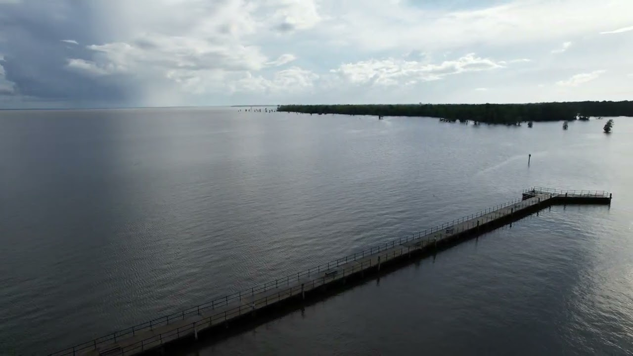 Edenton, North Carolina! Aerial Downtown! Chowan County Confederate Monument (May 13, 2022)