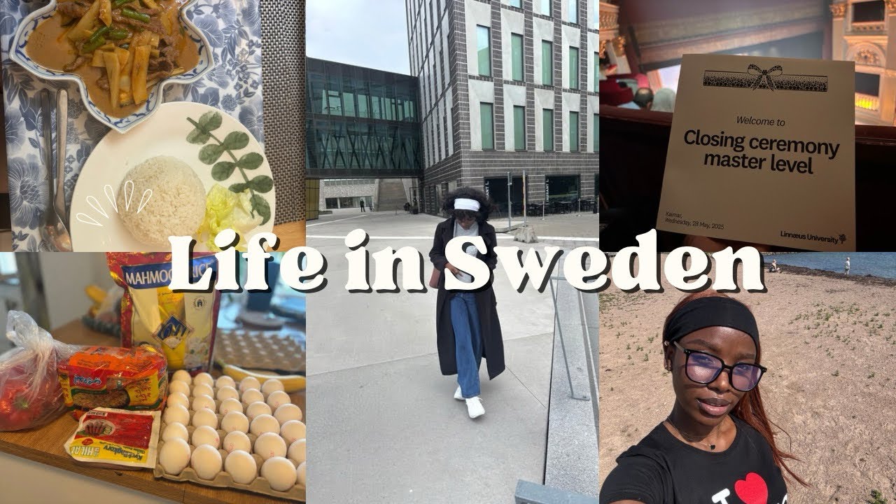 Life in Sweden | Days in my life as an International student | Summer job | Swedish Graduation