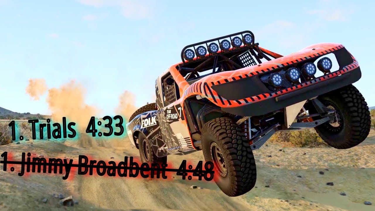 Destroying Jimmy Broadbent's time by over 10 seconds on Calamity Peak Sprint | BeamNG | LogitechG923