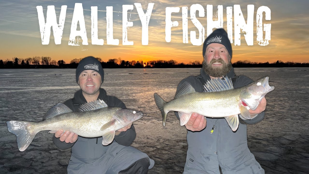 ICE FISHING WALLEYES | A DAY TO REMEMBER!!! WISCONSIN WALLEYE FRENZY!!!