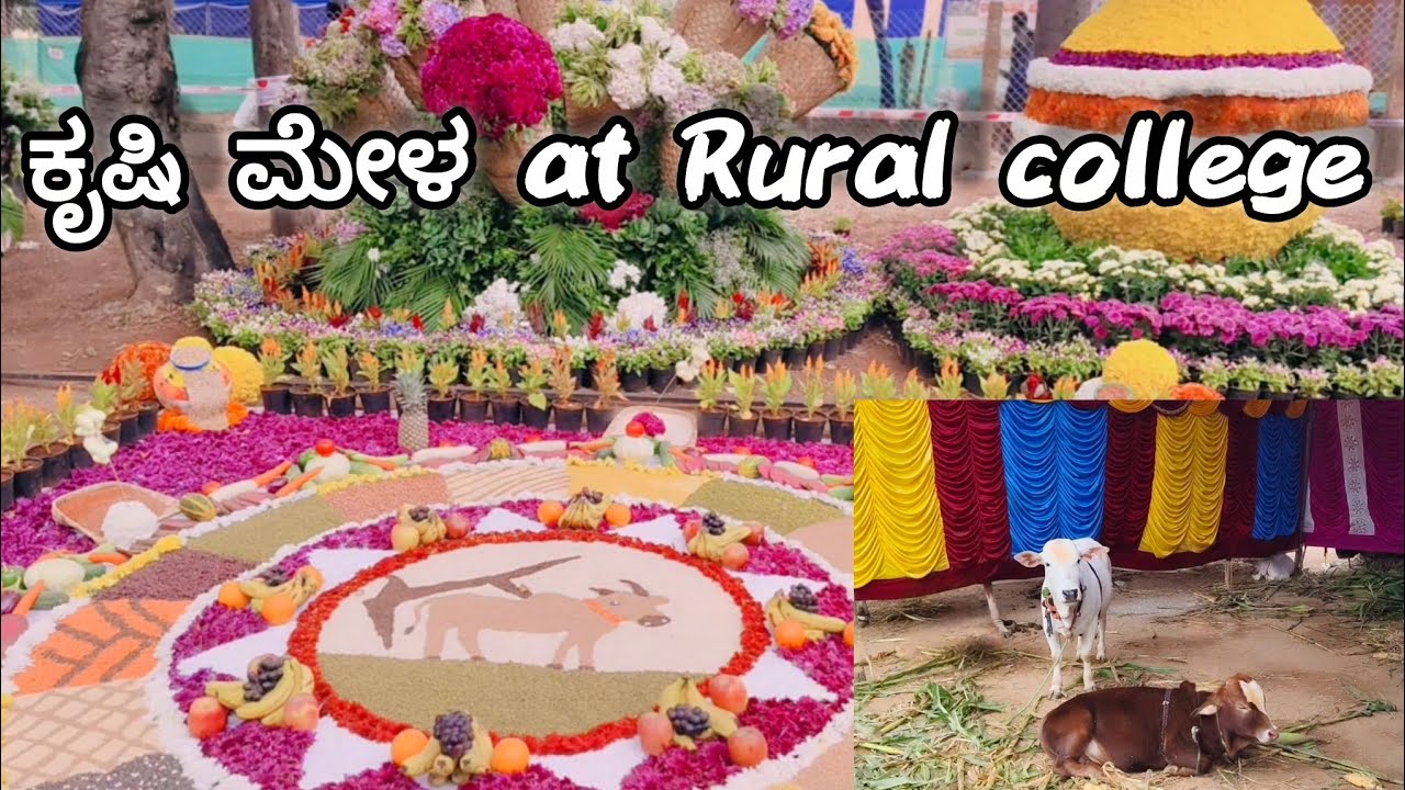 ಕೃಷಿ ಮೇಳ at ನಮ್ಮ ಕನಕಪುರ || ರೂರಲ್ ಕಾಲೇಜು 