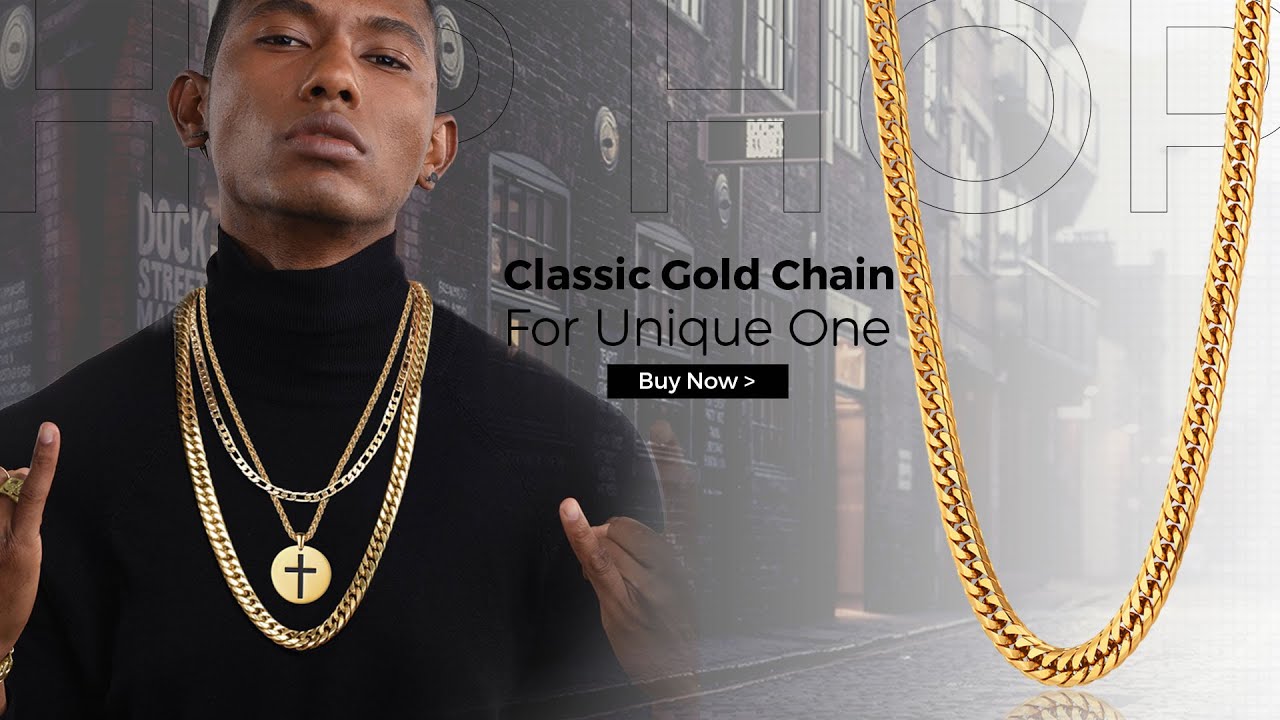 Gold Chain For Men/Women U7 Jewelry