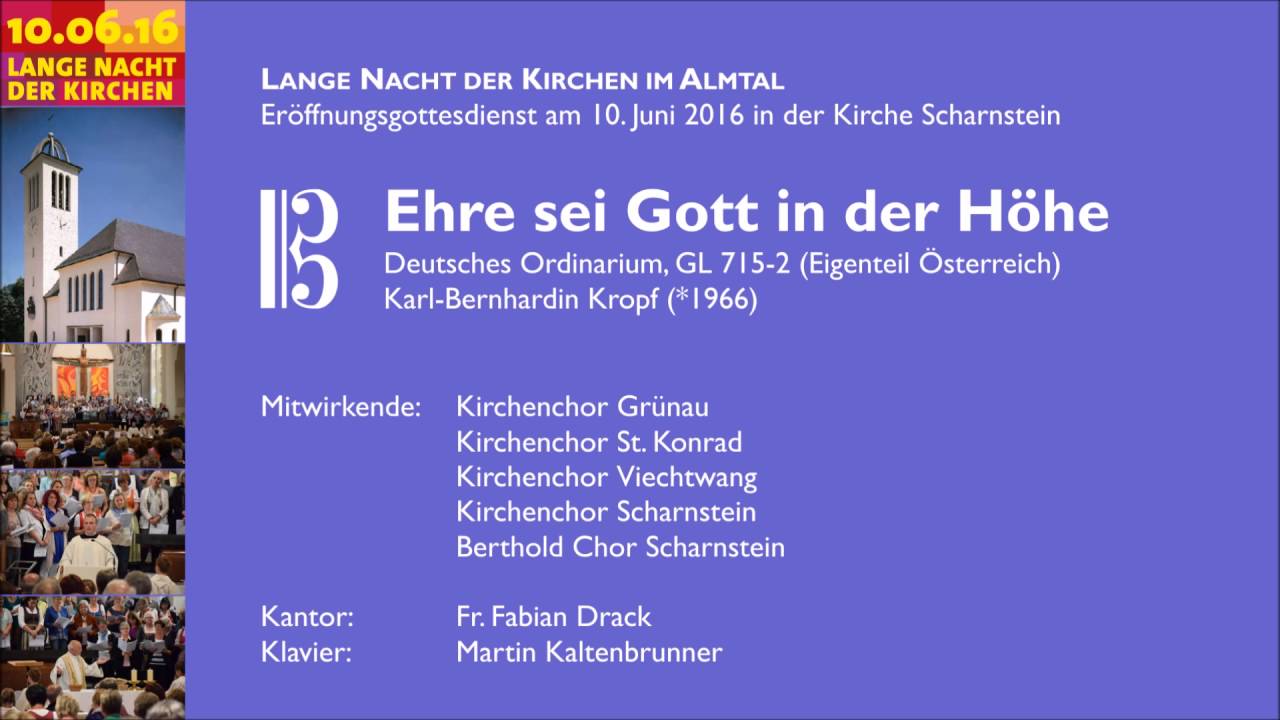 Ehre sei Gott in der Höhe (GL 715-2)