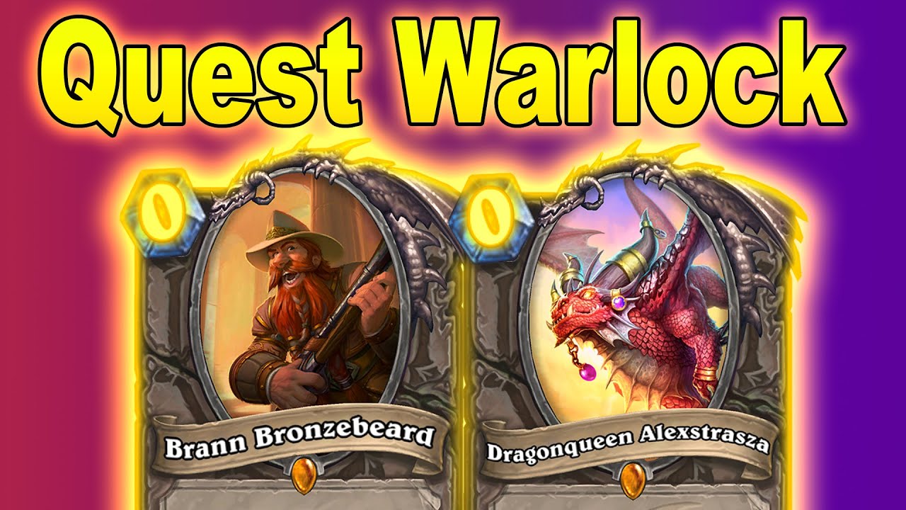 Brann Dragonqueen Alexstrasza OP Combo! Quest Warlock Is Fun! Castle Nathria Mini-Set | Hearthstone