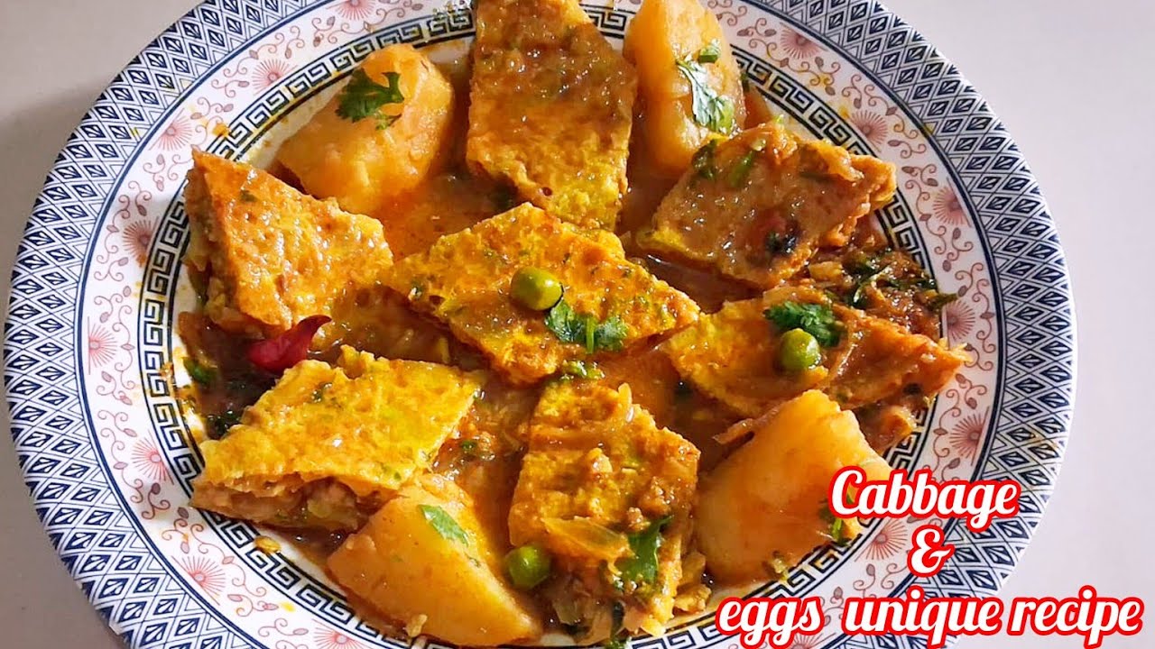 বাঁধাকপি ও ডিমের তৈরি নতুন ধরনের রেসিপিটা বানিয়ে নিন এর স্বাদ মুখে লেগে থাকবে/cabbage & eggs recipe