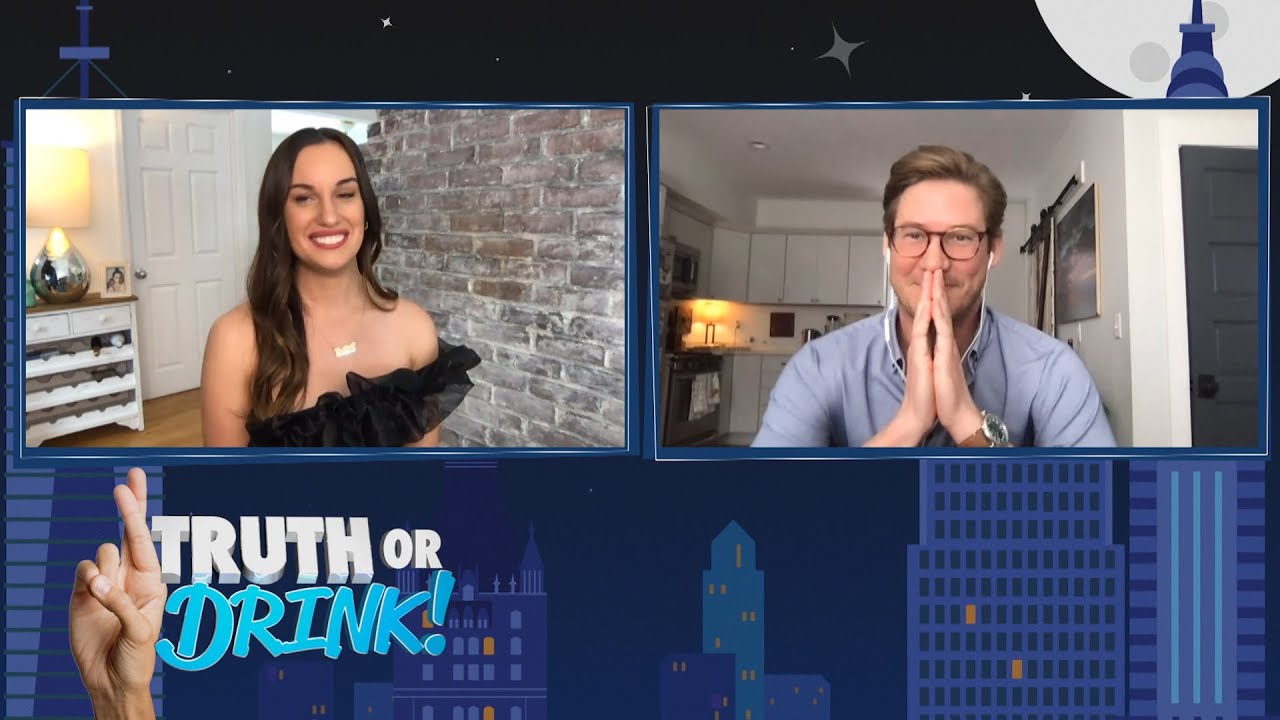 Hannah Berner & Austen Kroll Play Truth or Drink! | WWHL
