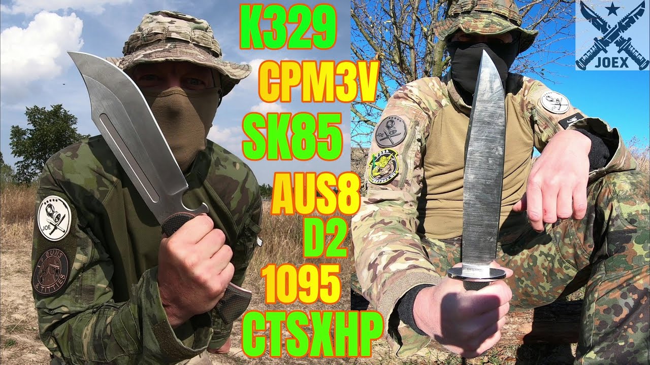 KNIFE STEELS RATED BY JOEX - MY TOP BLADE STEELS FOR THE APOCALYPSE AND THE OUTDOORS (KARENS)