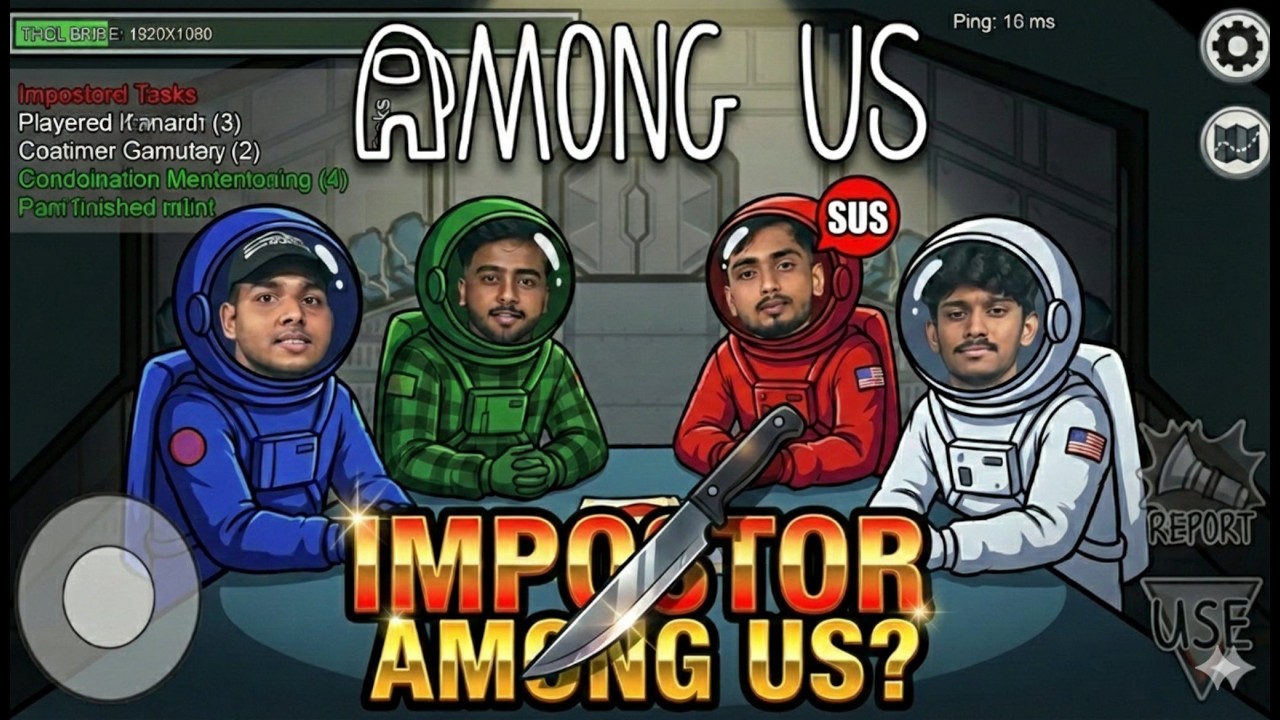 AMONG US WITH GANG💀