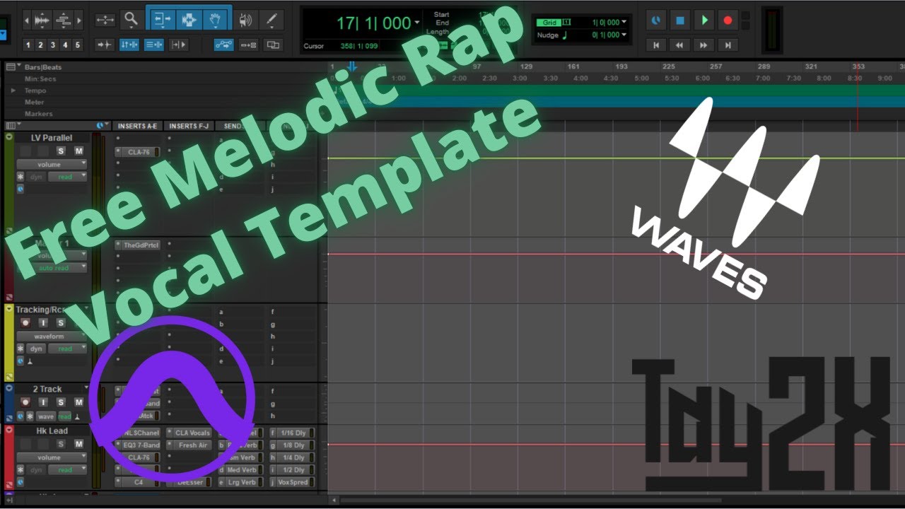 FREE Melodic Rap Vocal Template | Waves | Pro Tools