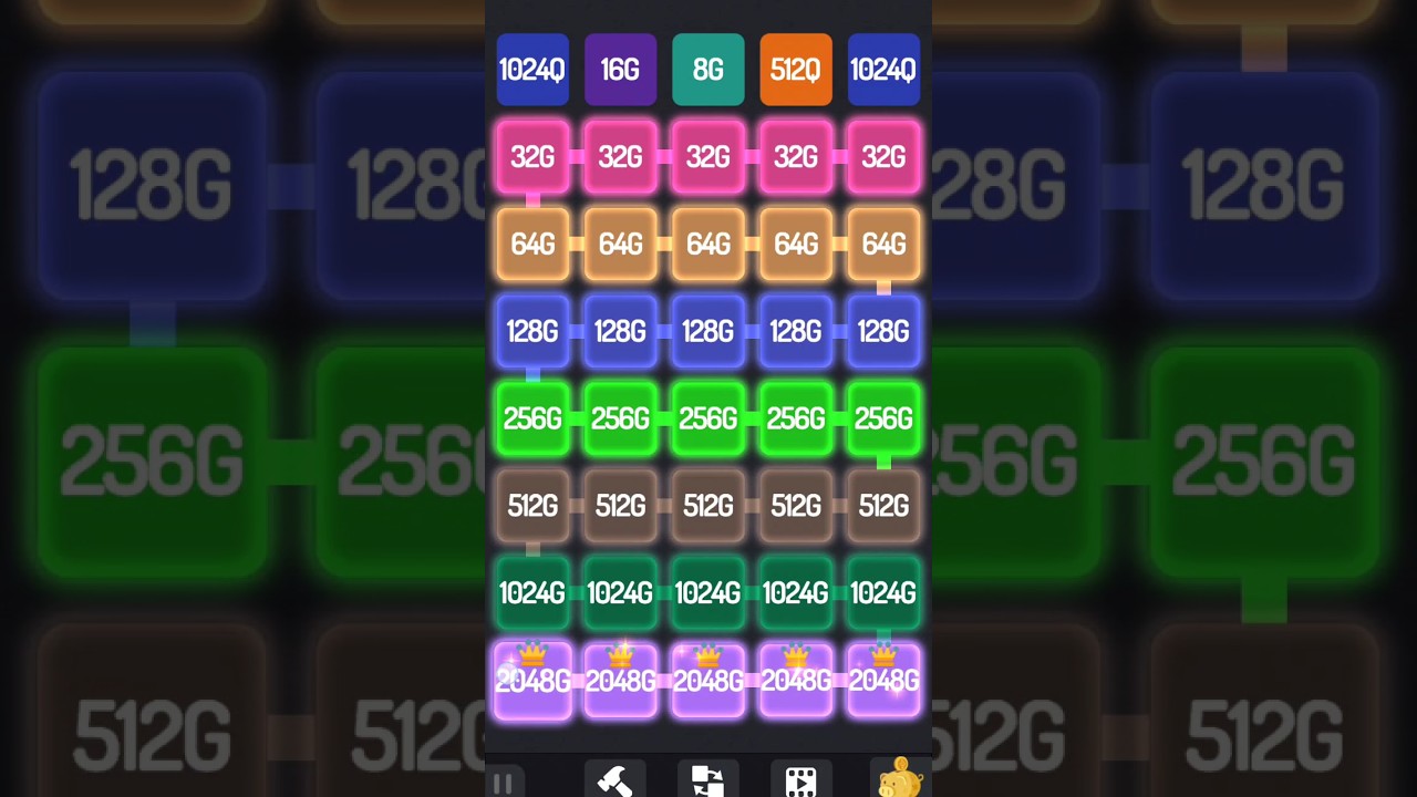 Most Beautiful 2048 Merge Game #2248 #games #gameplay #gaming
