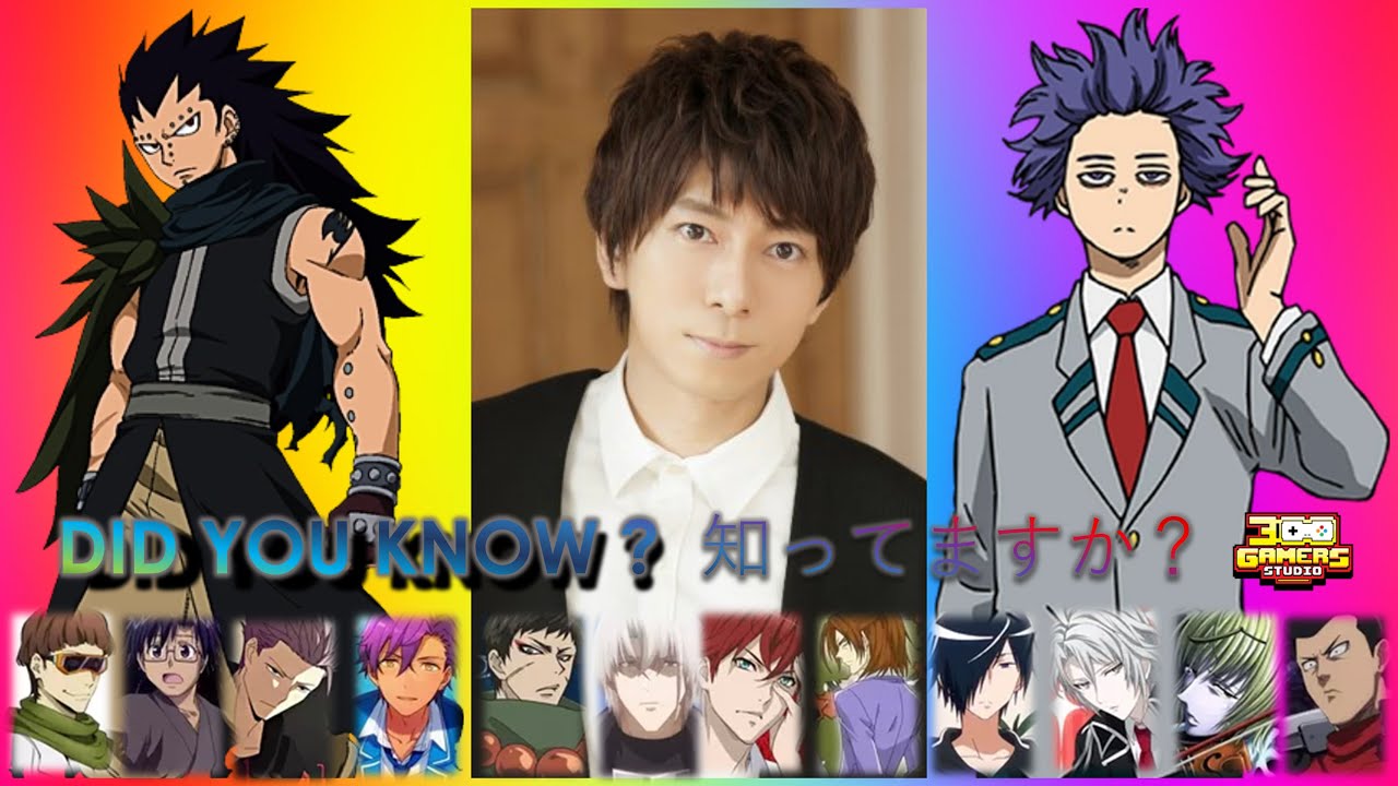 羽多野 渉 x ガジル 同じ声 Redfox in another anime by Wataru Hatano