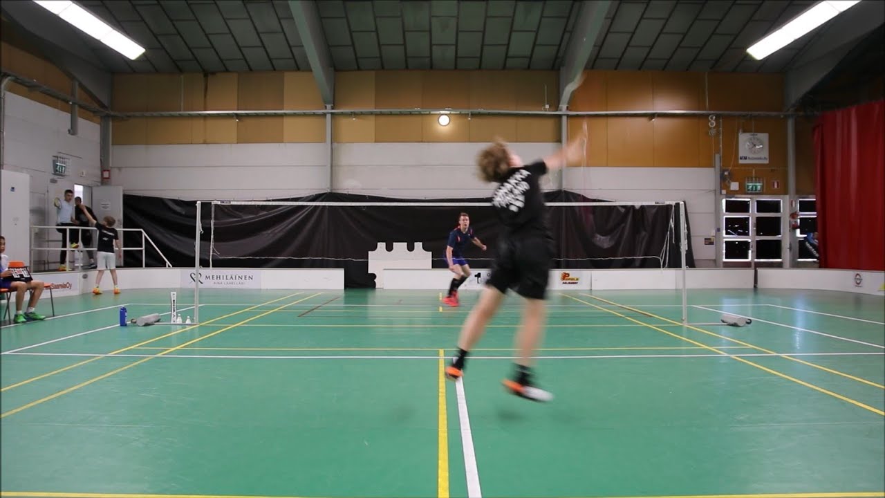 Badminton MS C Aapo Puhakka vs. Jaakko Raasakka Ylivieskan Yksip&auml;iv&auml;iset 2021