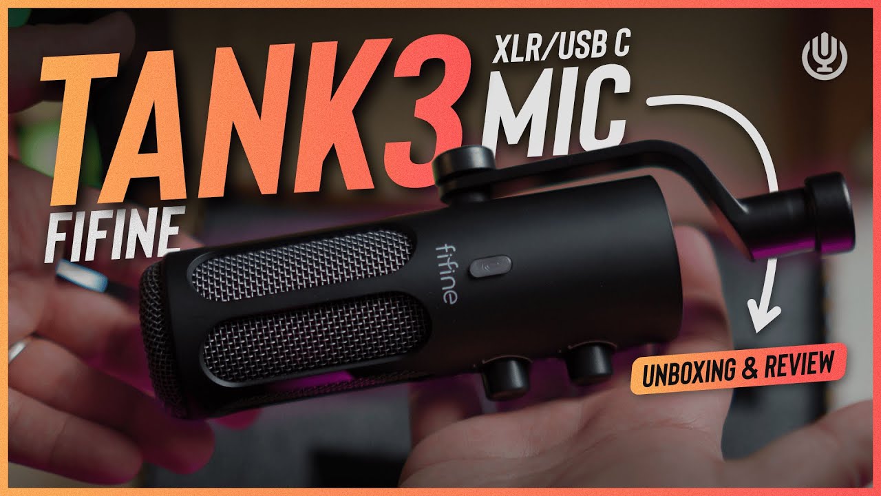 FIFINE Tank3 XLR/USB Recording Microphone | UNBOXING & REVIEW