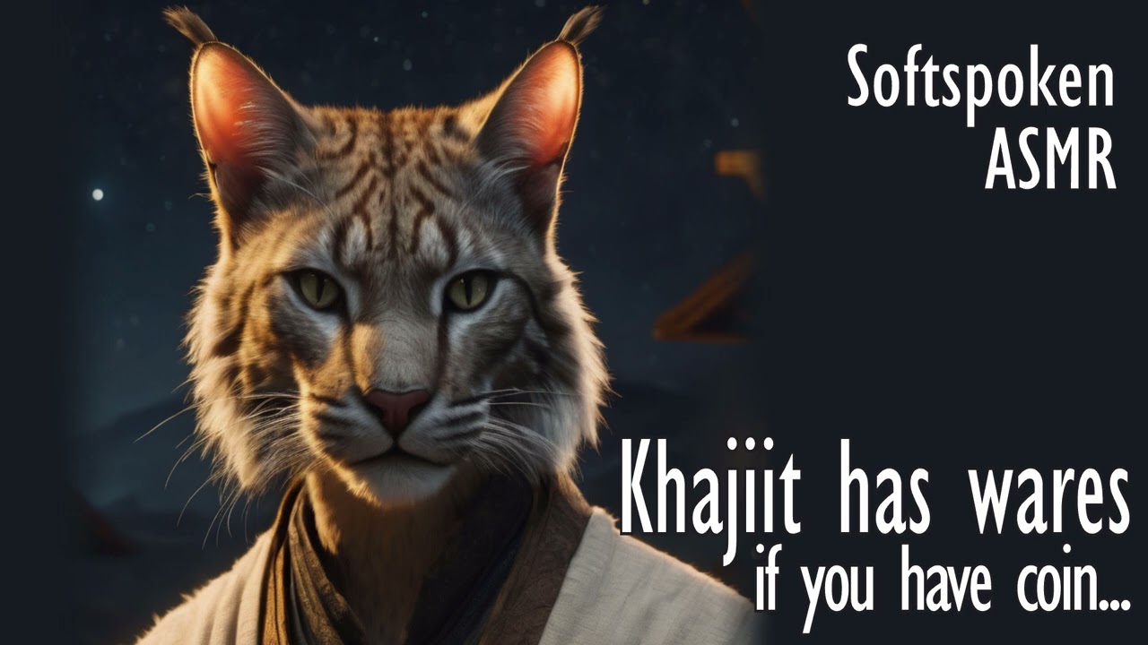 Skyrim ASMR: Khajiit Has Wares, If You Have Coin [Softspoken Roleplay F4A]
