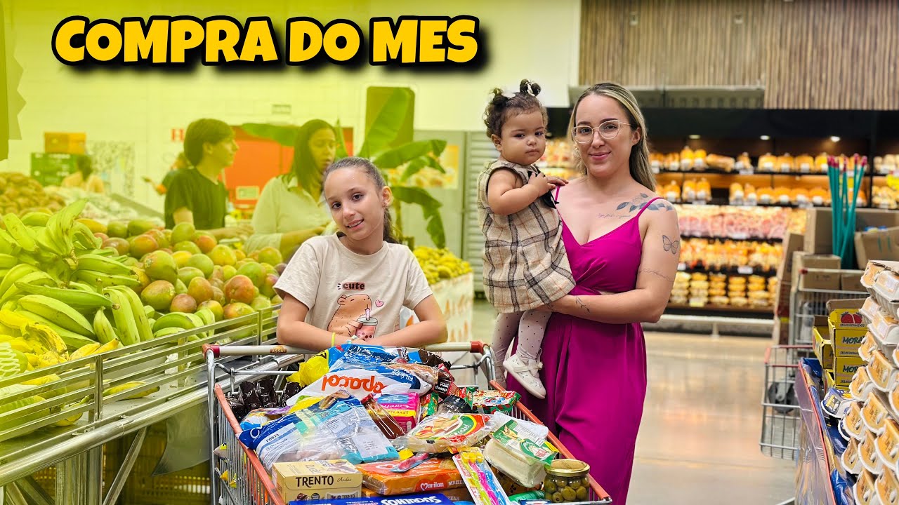 COMPRA DO MÊS PARA 7 PESSOAS NO ASSAÍ | QUANTO GASTEI ? VALE A PENA ? 