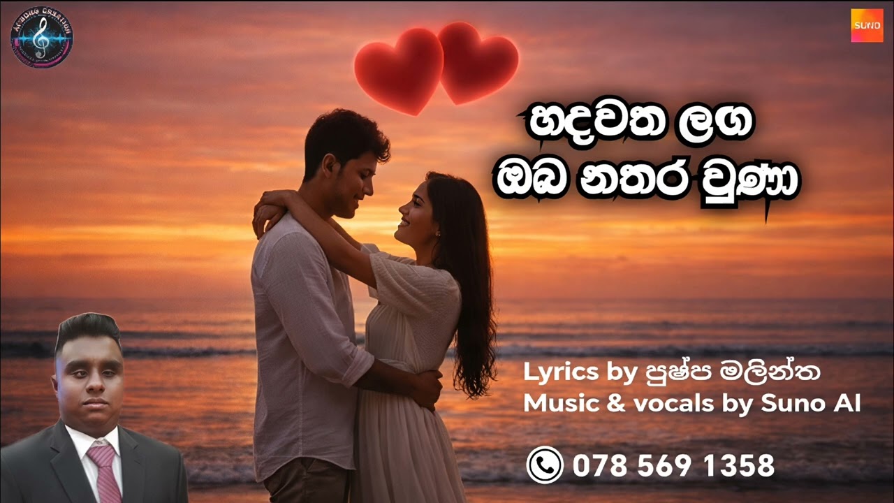 ⭐ Hadawatha Laga Oba Nathara Wuna | හදවත ලඟ ඔබ නතර වුණා | AI song creation