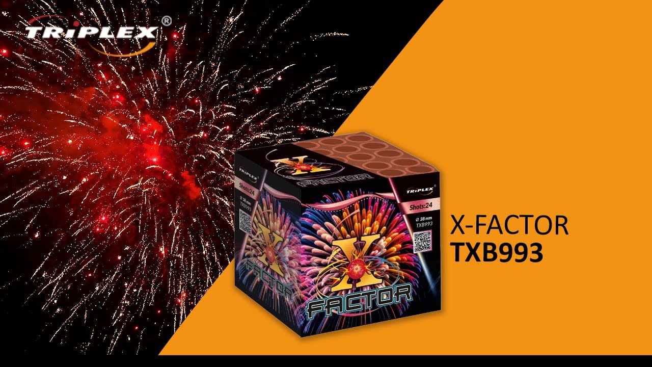 FAJERWERKI TXB993 24S 1.5'' BATERIA X-FACTOR F3 TRIPLEX FIREWORKS