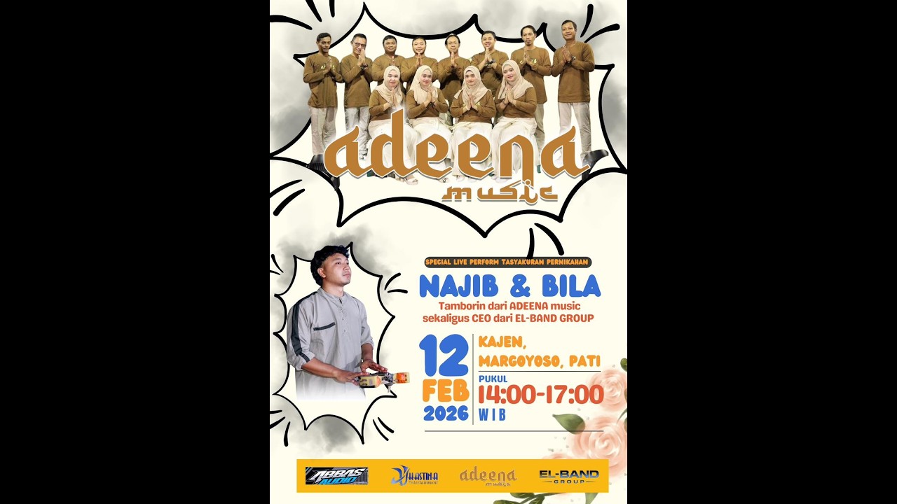 Live ADEENA Music Wedding NAJIB & BILA