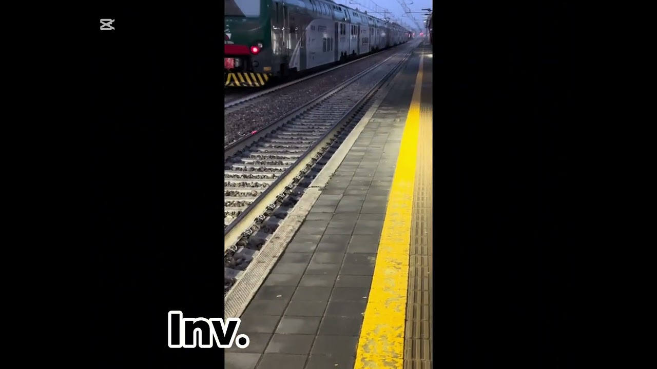 Treni di tutti i tipi tra le stazioni di Melzo, Vignate e Pioltello Limito