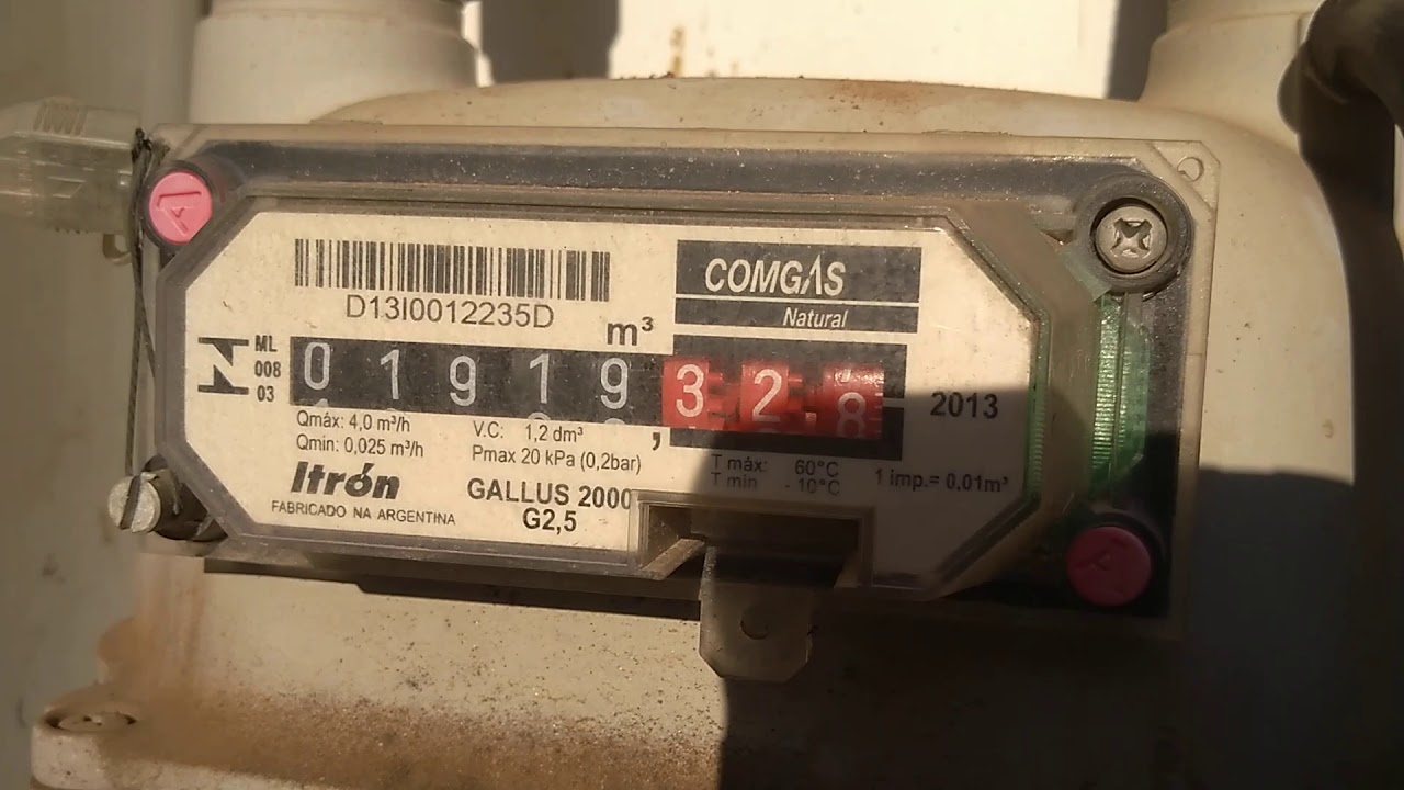 Como calcular o consumo do equipamento a gas