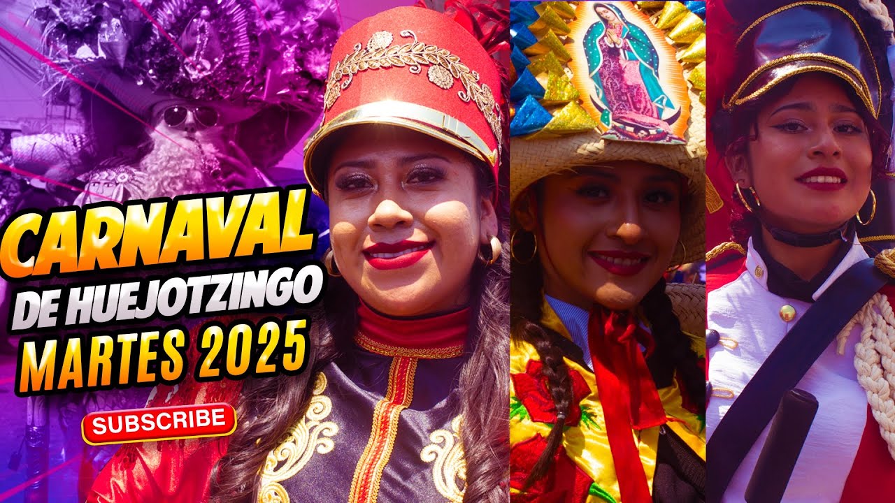 ÚLTIMO DÍA DE CARNAVAL HUEJOTZINGO 2025