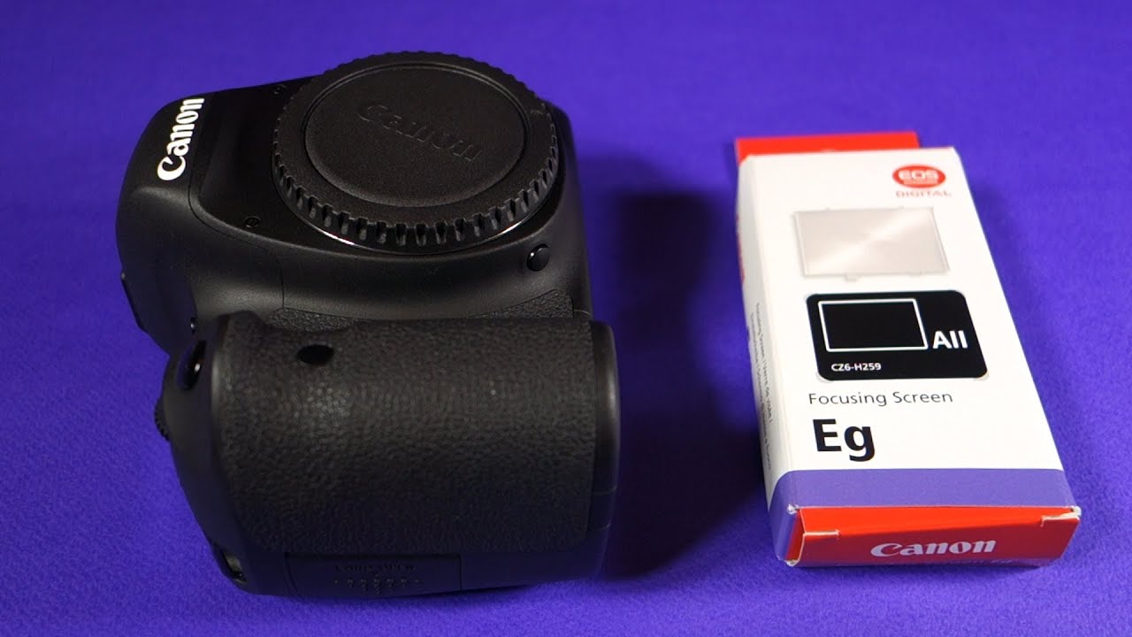 Canon 6D / 5D MarkII / 60D - Changing the Focusing Screen