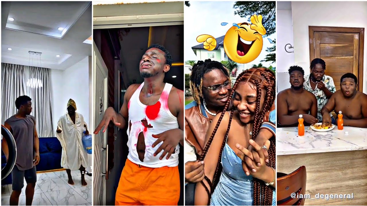 Latest Nigeria Comedy (E#002) Ft Gentuu•Nasty blaq•De general•Caterefe•craze clown||Rhenny Reacts