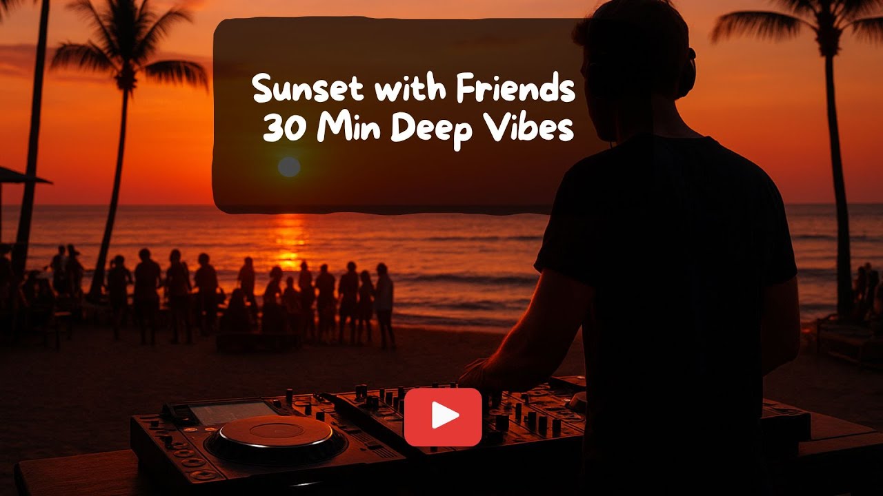 Sunset Vibes 🌅 | 30 Min. Deep House & Chillout mit Freunden