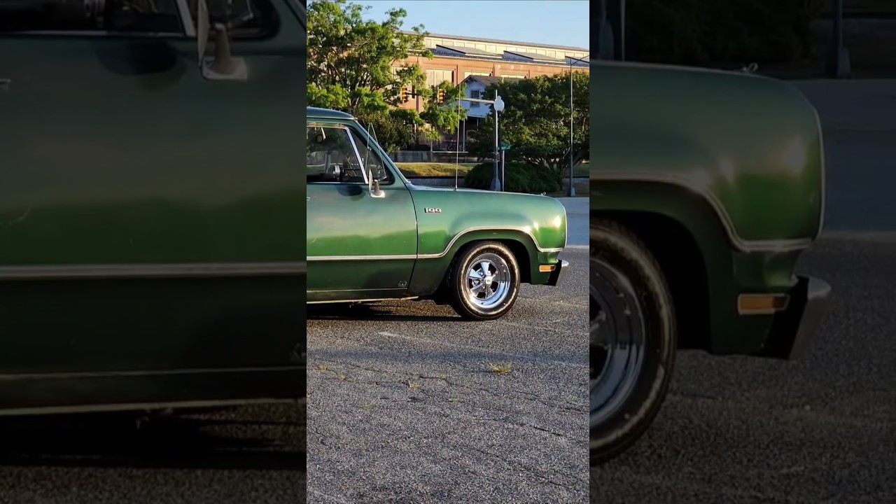 1974 Dodge D100 #dodge #d100 #4speed #360 #manual #dodgetrucks #cragars #mopar #muscle #truck