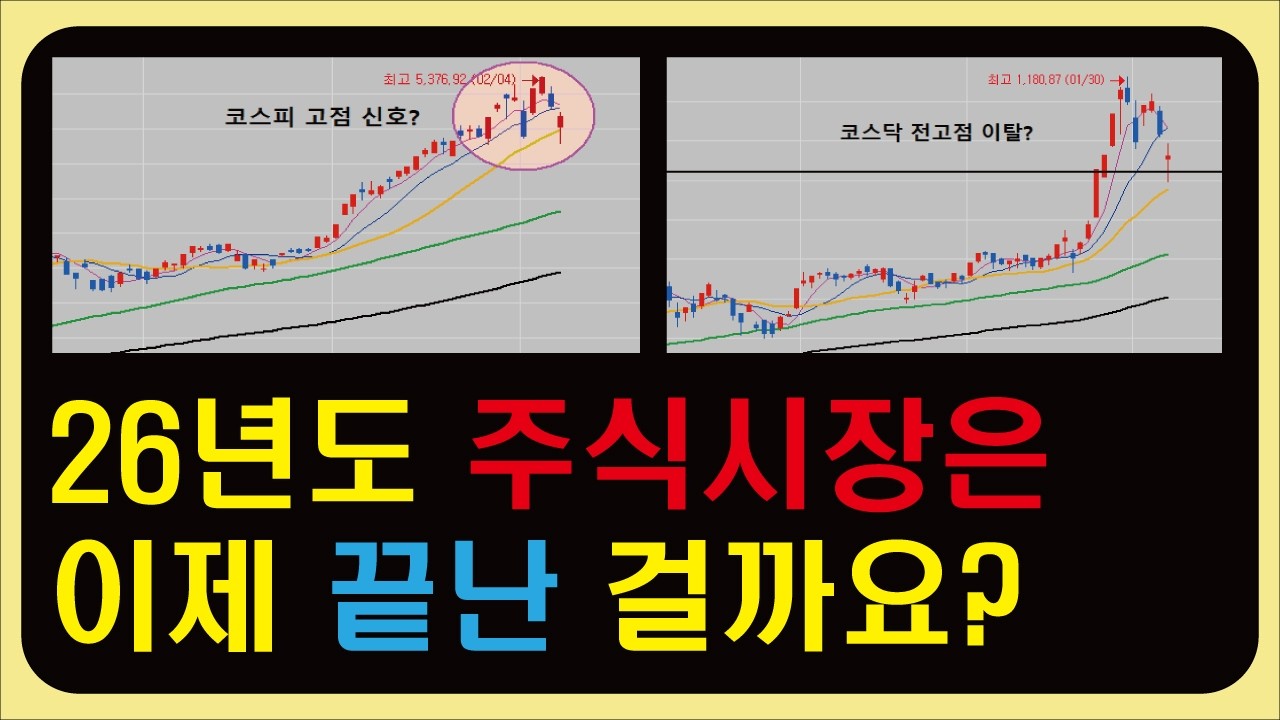 주식 상승장은 끝났을까? 올해 주식시장에 대한 개인 생각