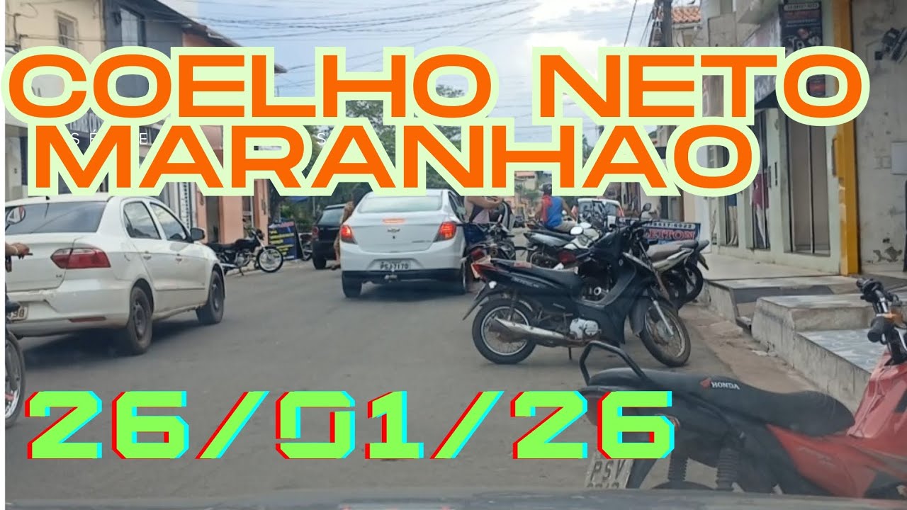 Centro de Coelho Neto Maranhao Brasil....26/01/2026