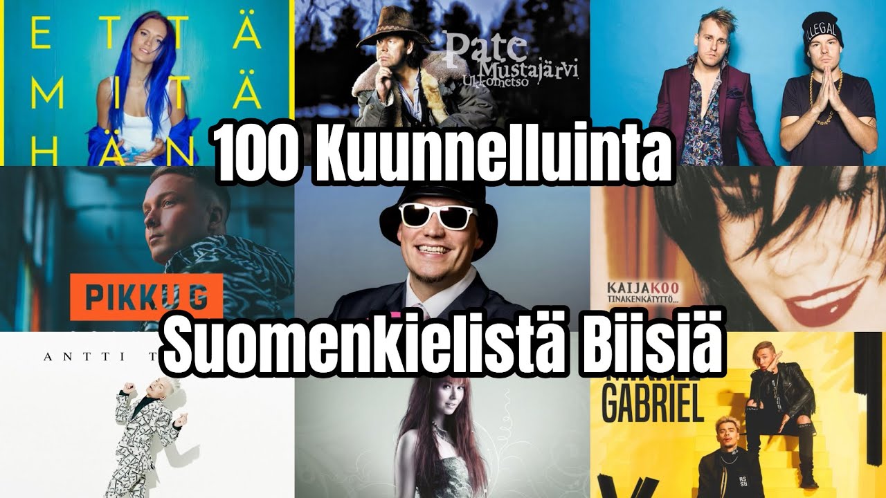 100 KUUNNELLUINTA SUOMENKIELISTÄ BIISIÄ SPOTIFYSTÄ